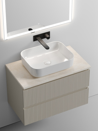 Столешница Sancos TT80A2 80х50 накладная цвет бежевый